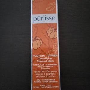 NEW Purlisse Pumpkin + Ginger Detox Charcoal Mask